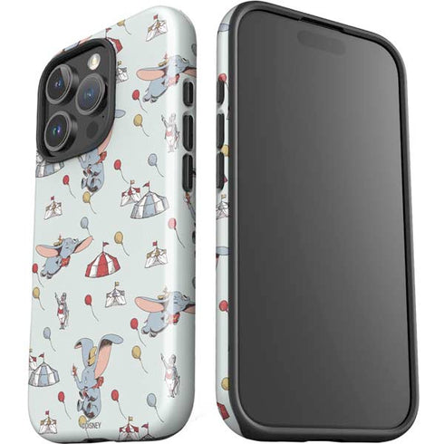 Disney Dumbo Vintage Pattern iPhone 16 Pro Impact Case